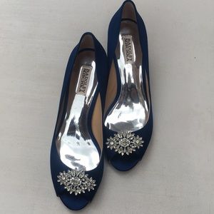 Blue Badgley Mischka shoes